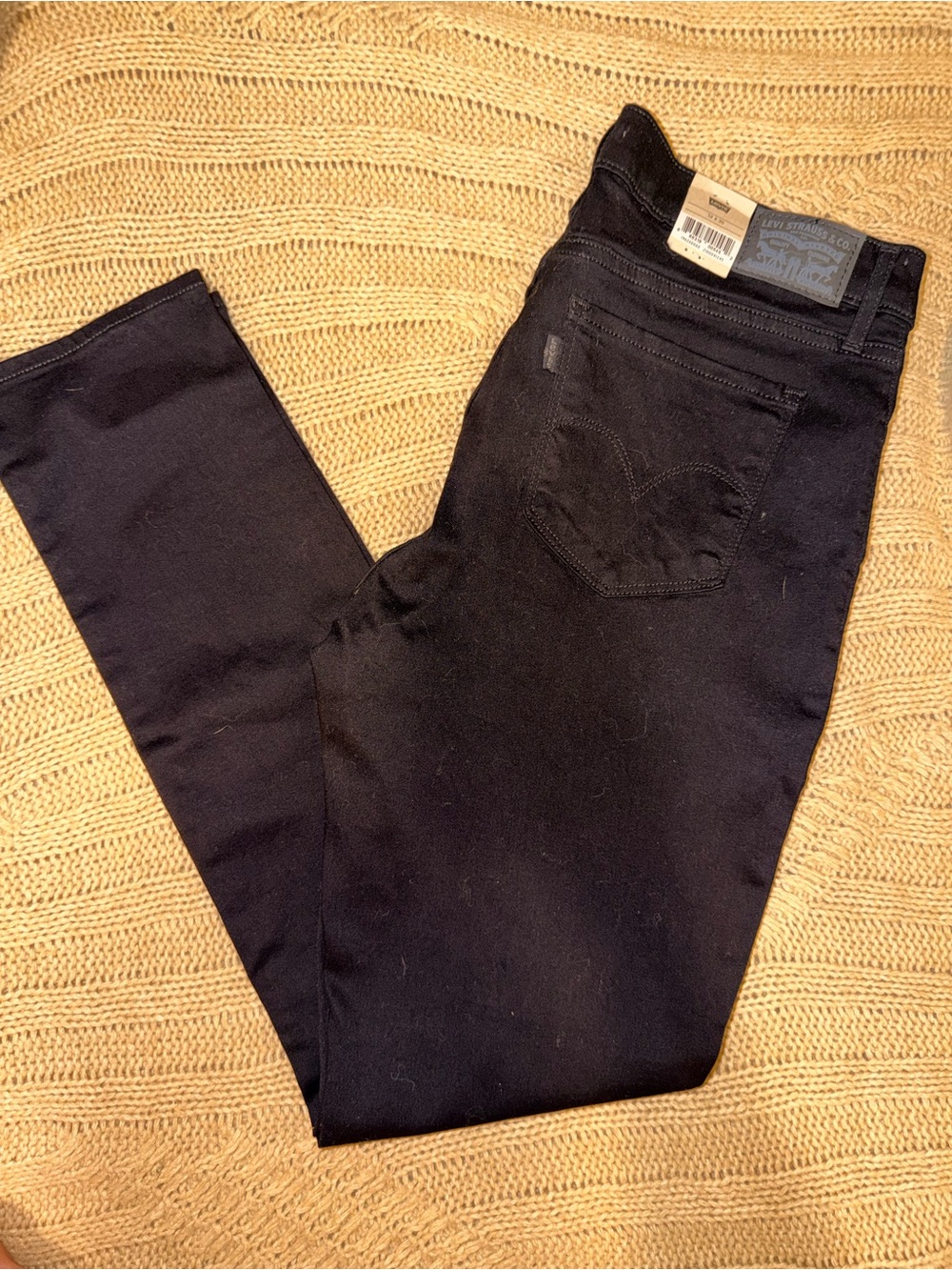 Levi’s 311 Shaping Skinny Jeans Black Mid Rise Stellar Stretch NWT Size 32x30
